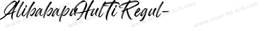 AlibabapuHulTi Regul字体转换